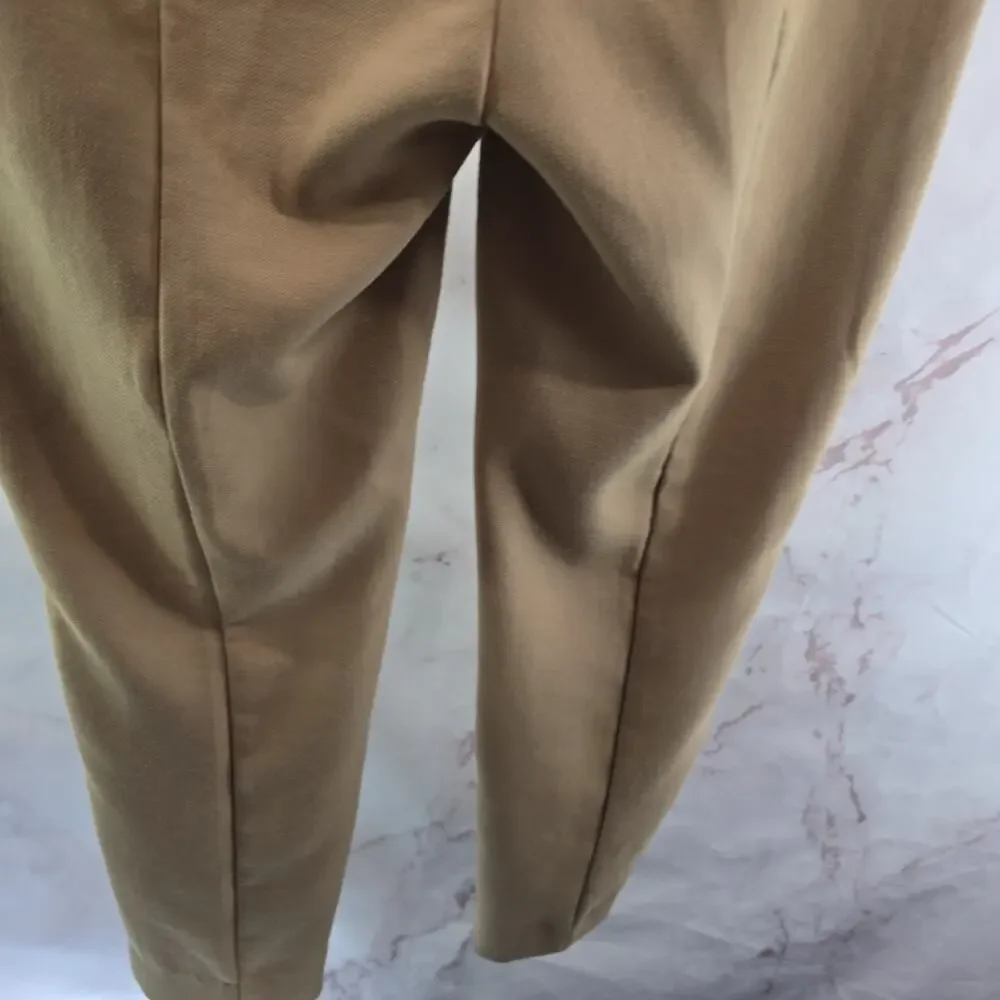 J Crew Pants Womens 4 Camel Tan Cameron High Rise Crop Straight 365 G8547